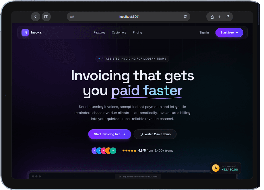 SmartBillr preview